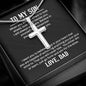 Stainless Cross Necklace w/ MC