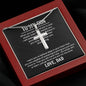Stainless Cross Necklace w/ MC